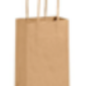 Bolsa con asa Kraft Paquete con 20 piezas